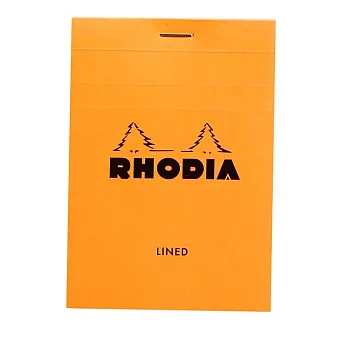 【Rhodia】Basics_N°12上翻裝訂筆記本2入組(橫線/白內頁)(橘)(8.5x12cm)