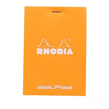 【Rhodia】Basics_N°12上翻裝訂筆記本2入組(點陣/白內頁)(橘)(8.5x12cm)