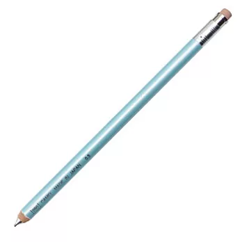 CAMEL木製圓桿珠光色自動鉛筆0.5淺藍