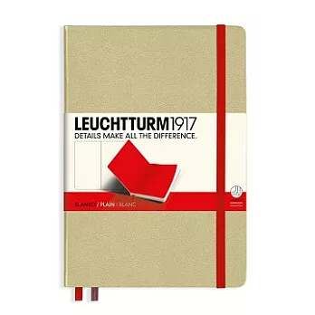 德國Leuchtturm1917燈塔雙色系列筆記本 (沙褐+紅色)