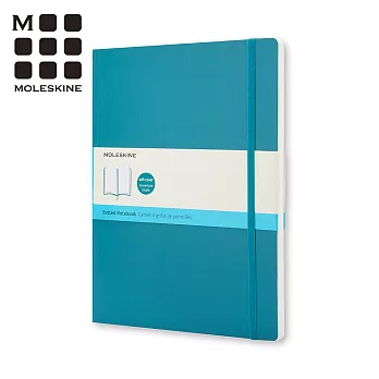 MOLESKINE 經典海藍色軟皮筆記本 (XL型) -空白
