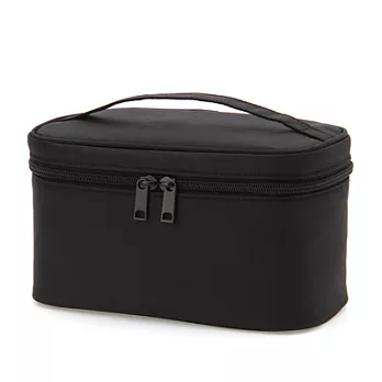 [MUJI無印良品]尼龍手提化妝包(Q)/黑.約12.5x20.5x10.5cm