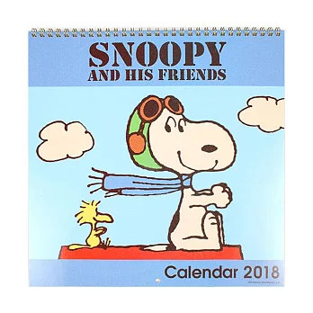 《Sanrio》SNOOPY 2018 壁曆(L)