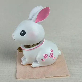 日本發掘名人 夢想成真步步高升 開運兔擺飾-幸運-粉紅耳朵(共4款)粉紅耳朵