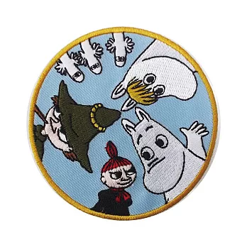 《Small Planet》MOOMIN嚕嚕米徽章刺繡熨燙貼布(好朋友們)