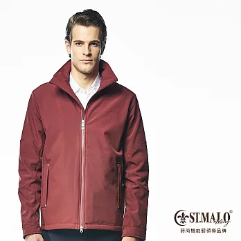 【ST.MALO】專業高機能彈性蓄暖男外套-1615MJ-M紅木色
