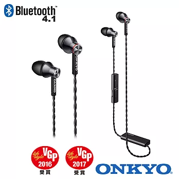 ONKYO E200BT 無線藍牙入耳式耳機-黑色黑色