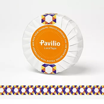 日本 Pavilio Lace Tape 風格膠帶_Standard系列_六角桔