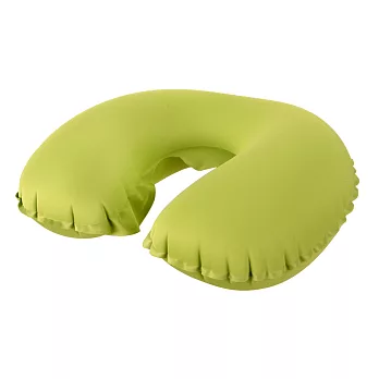 超輕量U型環保TPU旅行充氣枕/護頸枕/靠枕(果綠)