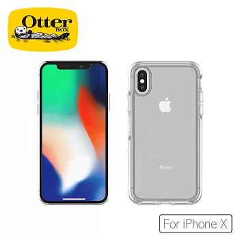 OtterBox iPhone X炫彩幾何透明保護殼冰雪晶透57120