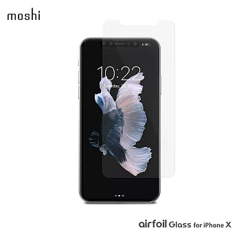Moshi AirFoil Glass for iPhone X 清透強化玻璃螢幕保護貼透明