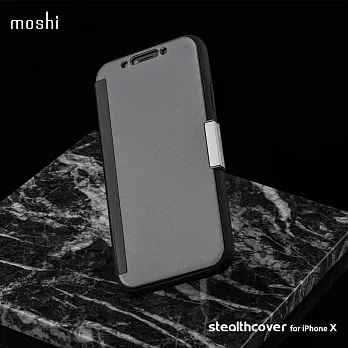 Moshi StealthCover for iPhone X 風尚星霧保護外殼-灰