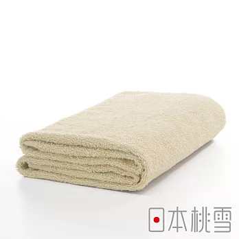 日本桃雪【精梳棉飯店浴巾】-褐米