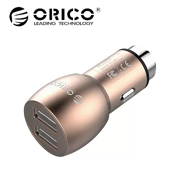 ORICO 2-Port 3.1A 破窗錘車用充電器(金/銀) UCM-2U-GD/UCM-2U-SV金