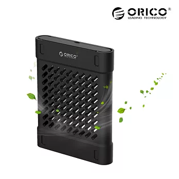 ORICO 2.5吋硬碟外接盒式矽膠保護套(黑) PHS-25-BK