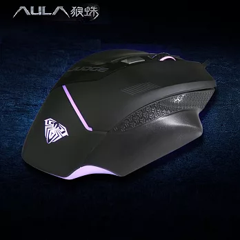 AULA 狼蛛 判官-電競遊戲滑鼠SI-9007 (黑色 / 白色)BK
