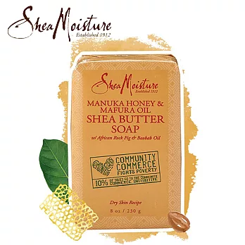 SheaMoisture 乳油木果油滋養皂 - 麥蘆卡蜂蜜 & 瑪芙油230g