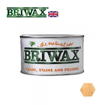 【英國Briwax】拋光上色蠟-原色 370g