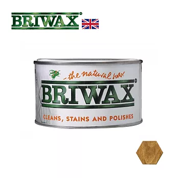 【英國Briwax】拋光上色蠟-橡木色 370g