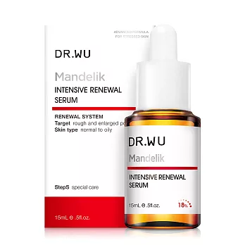 DR.WU 杏仁酸亮白煥膚精華18% 15ml