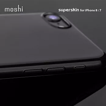 Moshi SuperSkin for iPhone 8 / 7 勁薄裸感保護殼隱魅黑