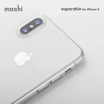Moshi SuperSkin for iPhone X 勁薄裸感保護殼晶透