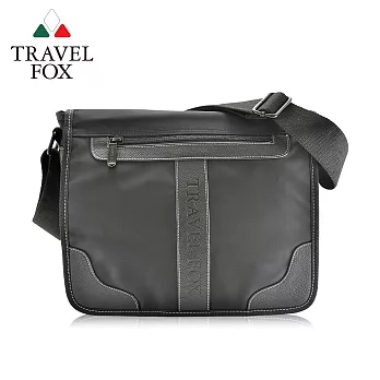 【TRAVEL FOX 旅狐】雲端休閒商務斜背包 (TB578-01) 黑色
