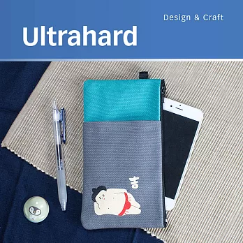 Ultrahard 日式納福手機袋-相撲(綠灰)