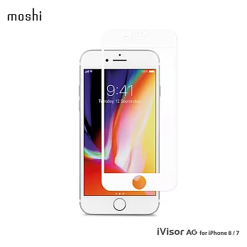 Moshi iVisor AG for iPhone 8 防眩觸控螢幕保護貼白色