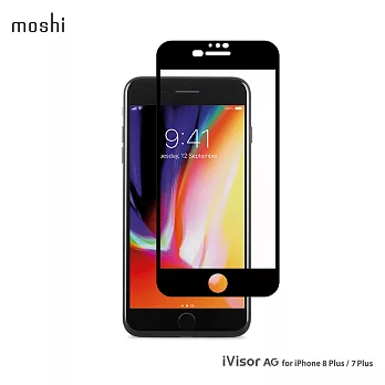 Moshi iVisor AG for iPhone 8 Plus 防眩觸控螢幕保護貼黑色