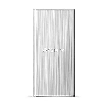 SONY256GB SSDUSB 3.1髮絲紋隨身碟(SL-BG2)銀色