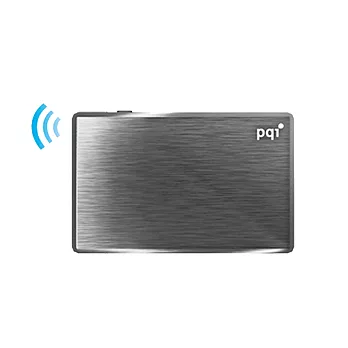 PQI Air Drive A100 Apple無線Wifi名片型讀卡機(工業包祼裝）鐵灰色