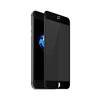 【SHOWHAN】iPhone 6 Plus/6s Plus 3D曲面康寧防窺保護貼 (兩色可選)黑色