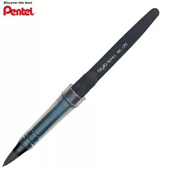 (2支1包)PENTEL Tradio塑膠鋼筆替芯黑