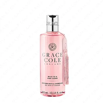 ​【英國香氛世家 Grace Cole】雪松木與無花果-沐浴露 300ml