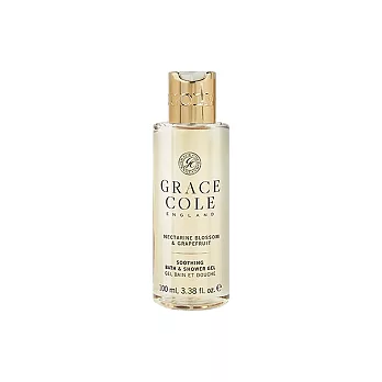 ​【英國香氛世家 Grace Cole】杏桃花與葡萄柚-沐浴露 100ml