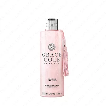 ​【英國香氛世家 Grace Cole】雪松木與無花果-泡澡露 500ml