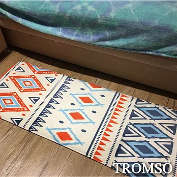 TROMSO簡單生活超柔軟舒適特長地墊-M235菱形圖騰