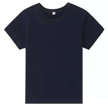 [MUJI無印良品]幼兒有機棉每日兒童服短袖T恤80深藍