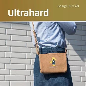 Ultrahard 月見兔斜背手機包-狐狸(卡其)