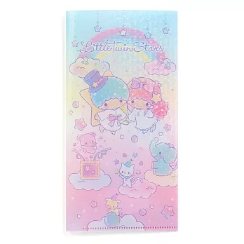 《Sanrio》雙星仙子PP雙袋式折疊票券收納夾(歡樂馬戲團)