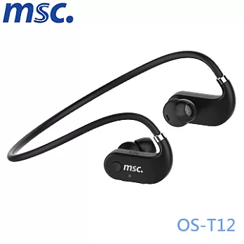 【msc】耳掛式運動藍牙耳機 OS-T12（黑）