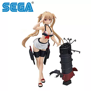 【日本正版授權】村雨改 水着mode SPM 公仔/模型 艦隊Collection 19cm SEGA