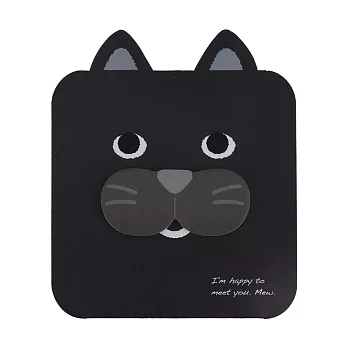 【SUGAI WORLD】貓鼻子便利貼-黑貓