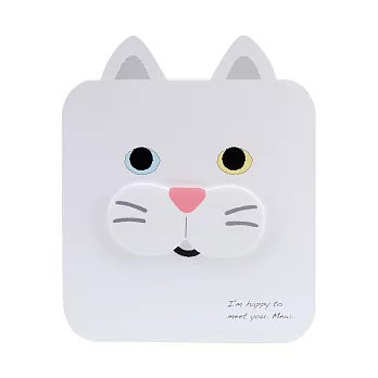 【SUGAI WORLD】貓鼻子便利貼-白貓