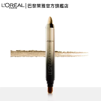 LOREAL Paris 巴黎萊雅 眼藝大師2in1眼影膠筆_1.5g109 流沙金