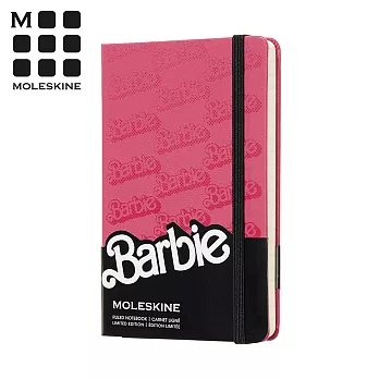 MOLESKINE 芭比限定版筆記本 (口袋型) -芭比橫線