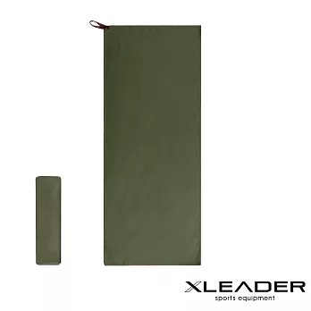 【Leader X】 超細纖維 吸水速乾運動毛巾(軍綠)