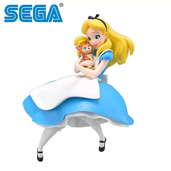 【日本正版授權】愛麗絲夢遊仙境 公仔/模型 愛麗絲 Alice 19cm SEGA