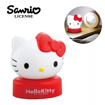 【日本正版授權】凱蒂貓 LED 夜燈 按壓式 擺飾/小夜燈 Hello Kitty 三麗鷗